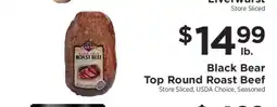 ShopRite Black Bear Top Round Roast Beef offer
