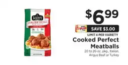 ShopRite Cooked Perfect Meatballs offer
