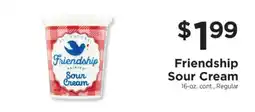 ShopRite Friendship Sour Cream offer