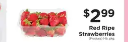 ShopRite Red Ripe Strawberries offer