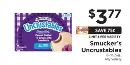 ShopRite Smucker's Uncrustables offer