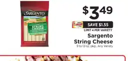 ShopRite Sargento String Cheese offer