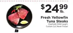 ShopRite Fresh Yellowfin Tuna Steaks offer