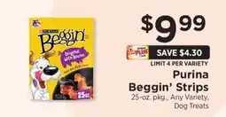 ShopRite Purina Beggin' Strips offer