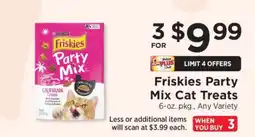 ShopRite Friskies Party Mix Cat Treats offer