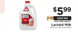 ShopRite Lactaid Milk offer