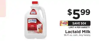 ShopRite Lactaid Milk offer