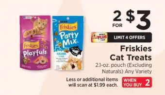 ShopRite Friskies Cat Treats offer