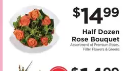 ShopRite Half Dozen Rose Bouquet offer