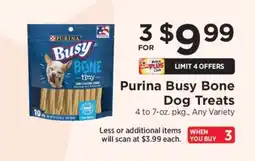 ShopRite Purina Busy Bone Dog Treats offer