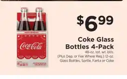 ShopRite Coke Glass Bottles 4-Pack offer