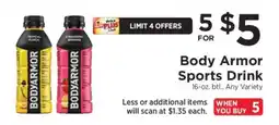 ShopRite Body Armor Sports Drink offer