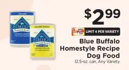 ShopRite Blue Buffalo Homestyle Recipe Dog Food offer