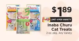 ShopRite Inaba Churu Cat Treats offer