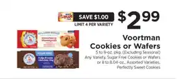 ShopRite Voortman Cookies or Wafers offer