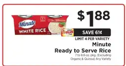 ShopRite Minute Ready to Serve Rice offer