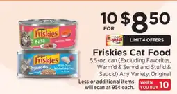 ShopRite Friskies Cat Food offer