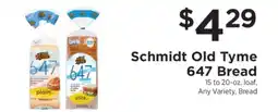 ShopRite Schmidt Old Tyme 647 Bread offer