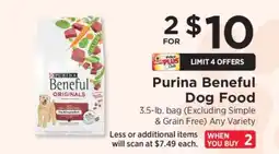 ShopRite PURINA Beneful Dog Food offer