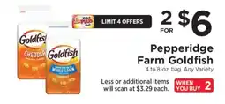 ShopRite Pepperidge Farm Goldfish offer