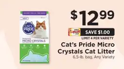 ShopRite Cat’s Pride Micro Crystals Cat Litter offer