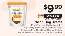 ShopRite Full Moon Dog Treats offer