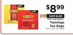 ShopRite Twinings Tea Bags offer