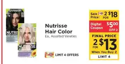ShopRite Nutrisse Hair Color offer