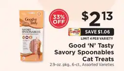 ShopRite Good ‘N’ Tasty Savory Spoonables Cat Treats offer