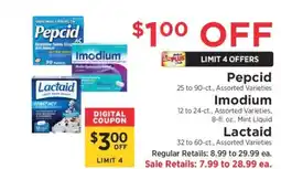 ShopRite Pepcid, Imodium, Lactaid offer
