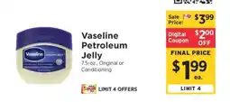 ShopRite Vaseline Petroleum Jelly offer