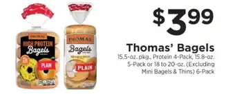 ShopRite Thomas' Bagels offer