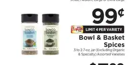 ShopRite Bowl & Basket Spices offer