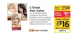 ShopRite L'Oréal Hair Color offer