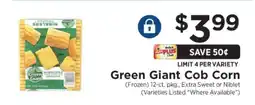 ShopRite Green Giant Cob Corn offer