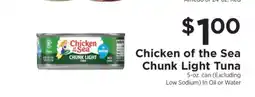 ShopRite Chicken Of The Sea Chunk Light Tuna offer