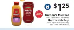ShopRite Gulden's Mustard / Hunt's Ketchup offer