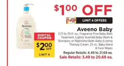 ShopRite Aveeno Baby offer