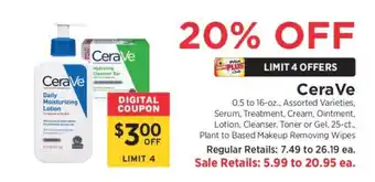 ShopRite CeraVé offer