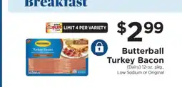 ShopRite Butterball Turkey Bacon offer