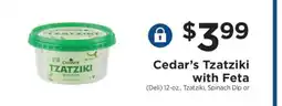 ShopRite Cedar’s Tzatziki with Feta offer