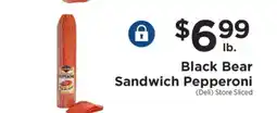 ShopRite Black Bear Sandwich Pepperoni offer