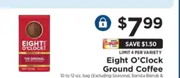 ShopRite Eight O'Clock Ground Coffee offer