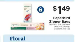 ShopRite Paperbird Zipper Bags offer