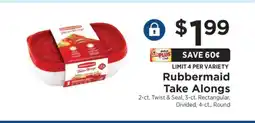 ShopRite Rubbermaid Take Alongs offer