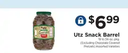 ShopRite Utz Snack Barrel offer