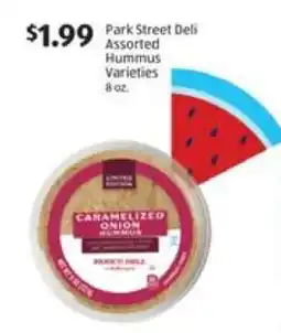 Aldi Park Street Deli Assorted Hummus Varieties offer