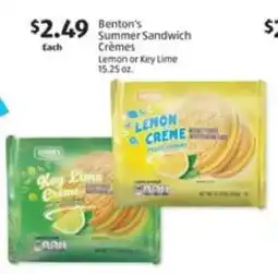 Aldi Benton's Summer Sandwich Crèmes offer