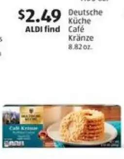 Aldi Deutsche Küche Café Kränze offer