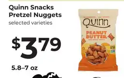 Lifethyme Quinn Snacks Pretzel Nuggets offer